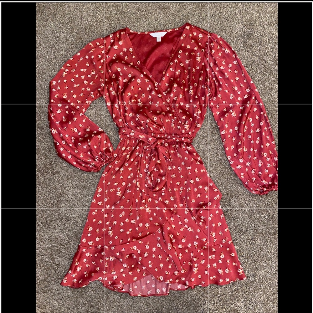 Lauren Conrad Floral Long Sleeve Dress